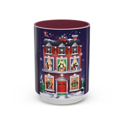 A Christmas Eve Celebration Colorful Mugs (11oz, 15oz)