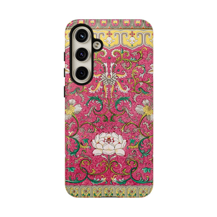 Pink Floral Pattern by Owen Jones Phone Cases