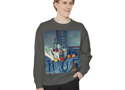 The Peppermint Bottle by Paul Cézanne Unisex Garment-Dyed Sweatshirt