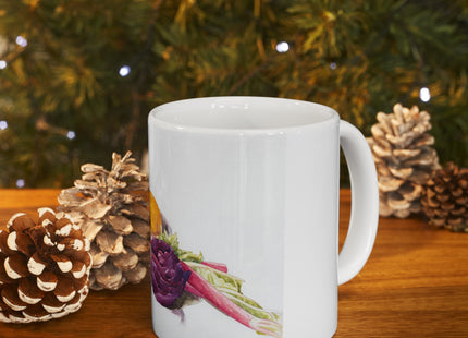 Red Cabbages, Rhubarb and Orange by Charles Demuth Ceramic Mug 11oz
