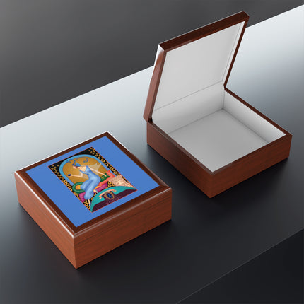 September & Sapphire (from the Gem Series) by Sofia Chiostri Jewelry Box