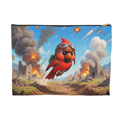 Cardinal Dive Bomber Accessory Pouch – Bold Aviator & Sky Adventure