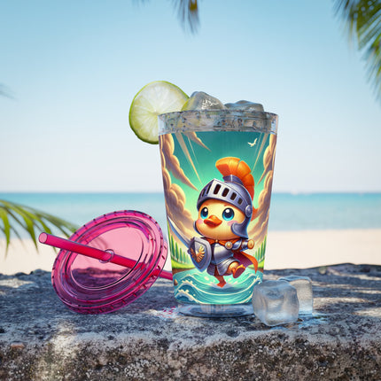 Valiant Duck Sunsplash Tumbler with Straw, 16oz