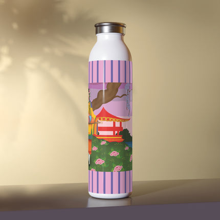 Elegance and Blooms Slim Water Bottle