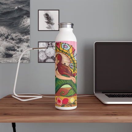 Siren Serenade by Carlo Chiostri Slim Water Bottle