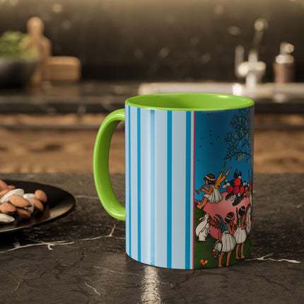 Enchanted Easter Gathering Colorful Mugs (11oz, 15oz)