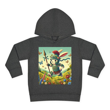 Rabbit Gladiator Toddler Pullover Fleece Hoodie