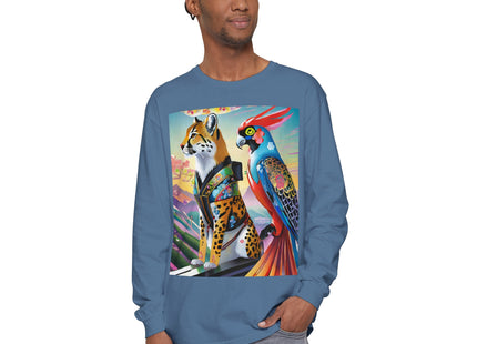 Cybernetic Duets Garment-dyed Long Sleeve T-Shirt