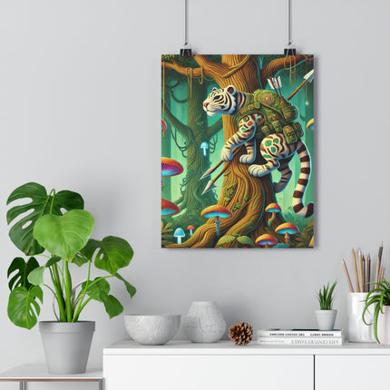 Silent Stripes Giclée Art Print