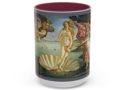 Birth of Venus by Sandro Botticelli Colorful Mugs (11oz, 15oz)