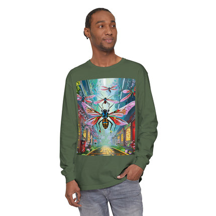 Neon Swarm Long Sleeve T-Shirt
