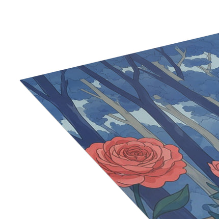 🎭🌸 The Harlequin Garden Gathering Greeting Card – Art Deco Masquerade Elegance
