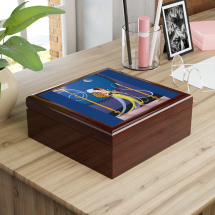 Smoke and Secrets: A Glamorous Encounter in Prohibition Era Jewelry Box