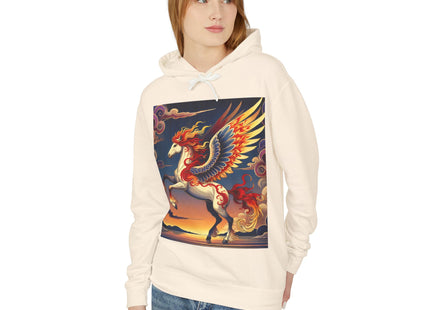 Flame-Winged Horse at Sunset Hoodie