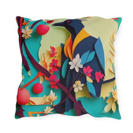 Curious Crow Outdoor Pillows