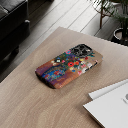 Bouquet of Flowers by Odilon Redon Phone Cases