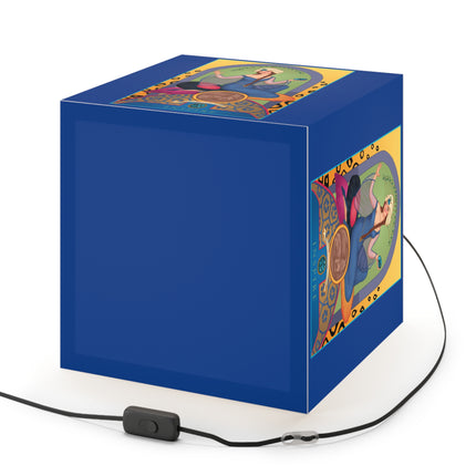 December & Tanzanite Zodiac Light Cube Lamp