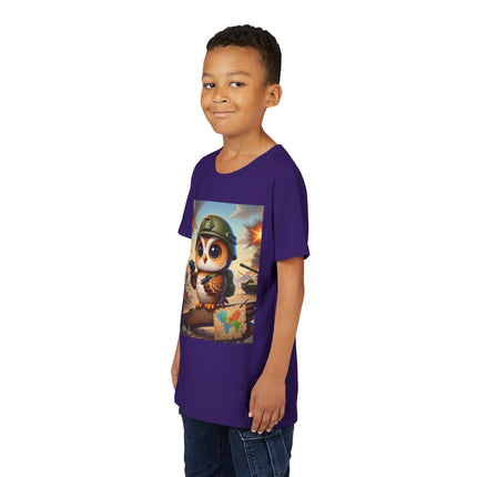 Owl on the Front Lines Youth Short Sleeve Tee