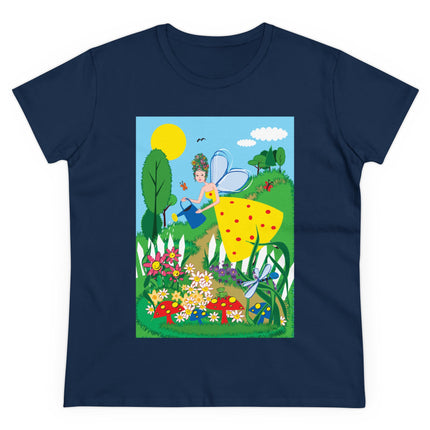 Garden Magic Women's Midweight Cotton Tee