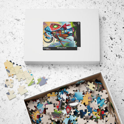 Cyberpunk Elephant Puzzle (110, 252, 520, 1014-piece)