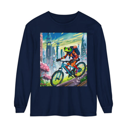 Cyberpunk Frog Long Sleeve T-Shirt