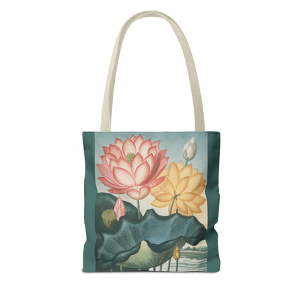 The Sacred Egyptian Lotus by Robert John Thornton Tote Bag (AOP)
