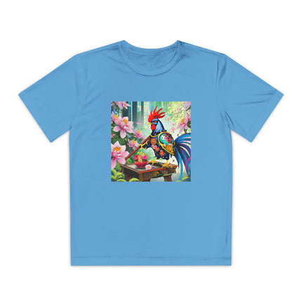 Cyberpunk Rooster Youth Competitor Tee