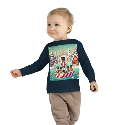 Nutcracker Candy-Striped Adventure Toddler Long Sleeve Tee