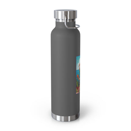 Three Mermaids with Strings of Pearls by Carlo Chiostri Copper Vacuum Insulated Bottle, 22oz