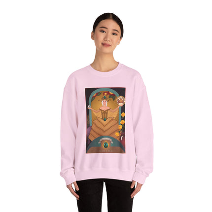 June & Pearl, Alexandrite (from the Gem Series) by Sofia Chiostri Heavy Blend™ Crewneck Sweatshirt