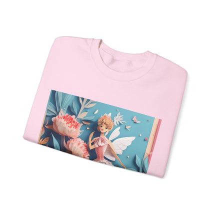 Peony Fairy Unisex Heavy Blend™ Crewneck Sweatshirt