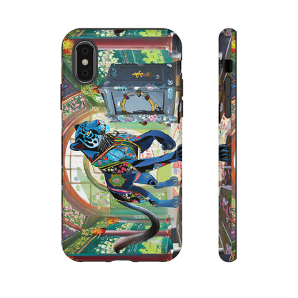 Cyber Panther's Hunt Phone Cases
