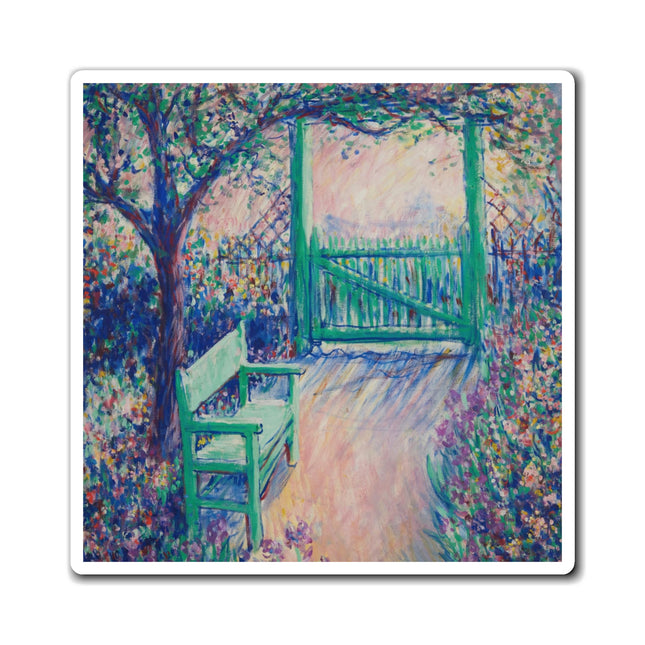 The Artist’s Garden by Theodore Earl Butler Magnet (3 Sizes)
