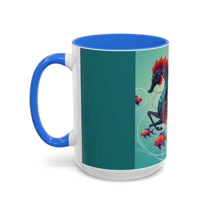 Mermaid & Sea Dragon Mug – Ocean Guardian & Mythic Beauty