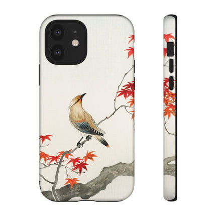 Japanese Bird on Maple by Ohara Koson Phone Cases