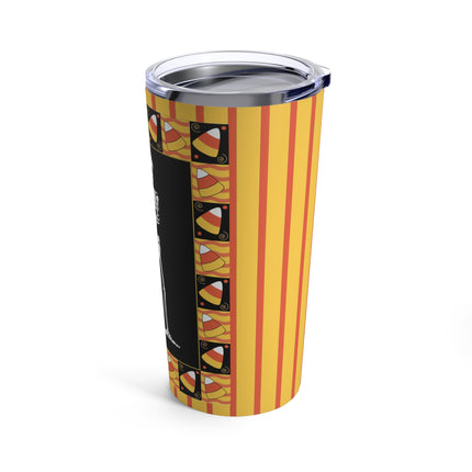 Candy Corn Skeleton Tumbler 20oz