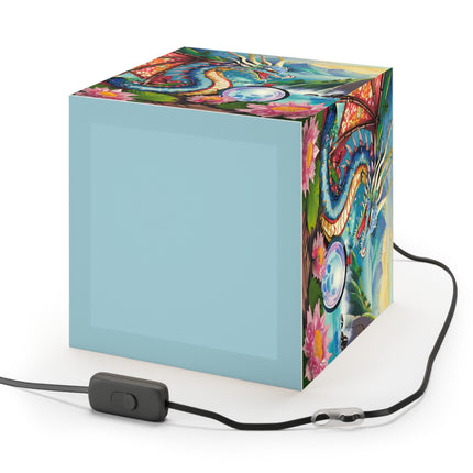 Wisdom's Guardian Light Cube Lamp