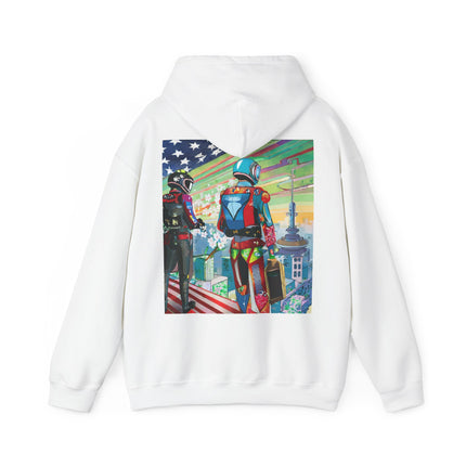 NSA Cyber Punk Computer Hacking Team – Heavy Blend™ Hooded Sweatshirt