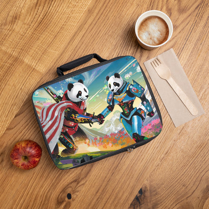 Cyber Punk Robots Lunch Bag