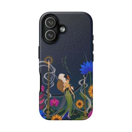 🌙🕯️ The Lady Of The Midnight Garden Phone Case – Art Deco Nocturne