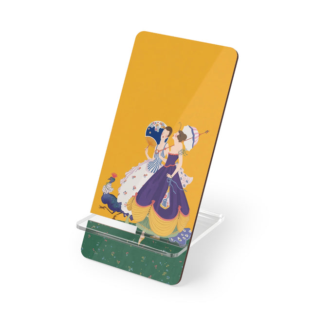 🦚☀️ The Ladies And The Peacock Mobile Display Stand – Art Deco Garden Elegance
