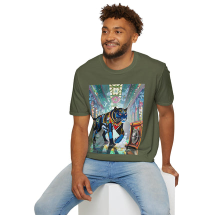 Cyber Panther's Hunt Softstyle T-Shirt