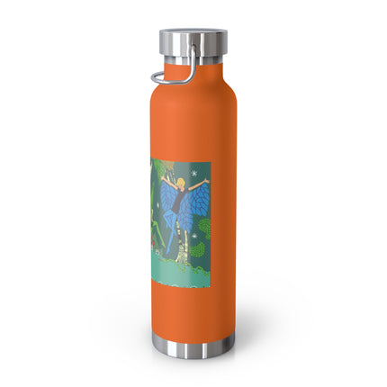 Enchanting Fairies of A Midsummer Night's Dream Copper Vacuum Insulated Bottle, 22oz