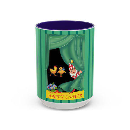 Easter Elf's Whimsy Colorful Mugs (11oz, 15oz)