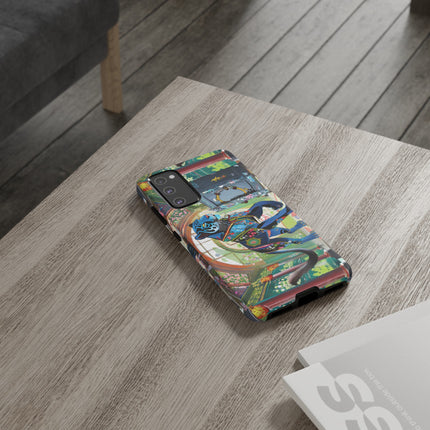 Cyber Panther's Hunt Phone Cases