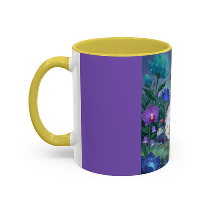 The Ladies Of The Moonlit Garden Colorful Mugs – Art Deco Floral Elegance