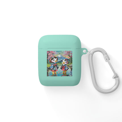 Rainy Day Ducks AirPods Case Cover