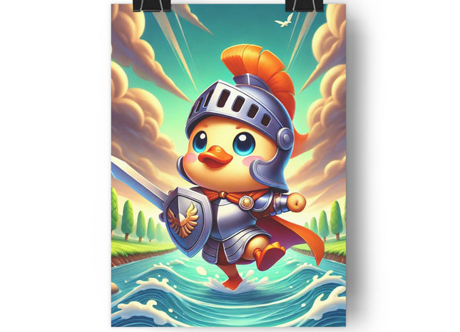 Valiant Duck Giclée Art Print