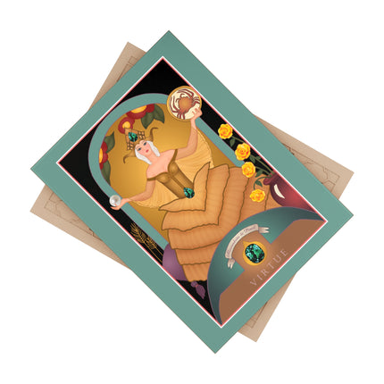 June & Pearl, Alexandrite Ceramic Tile — Gem Series by Sofia Chiostri