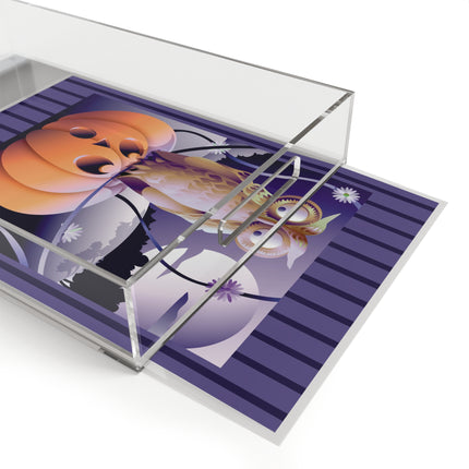 The Startled Pumpkin Acrylic Serving Tray
